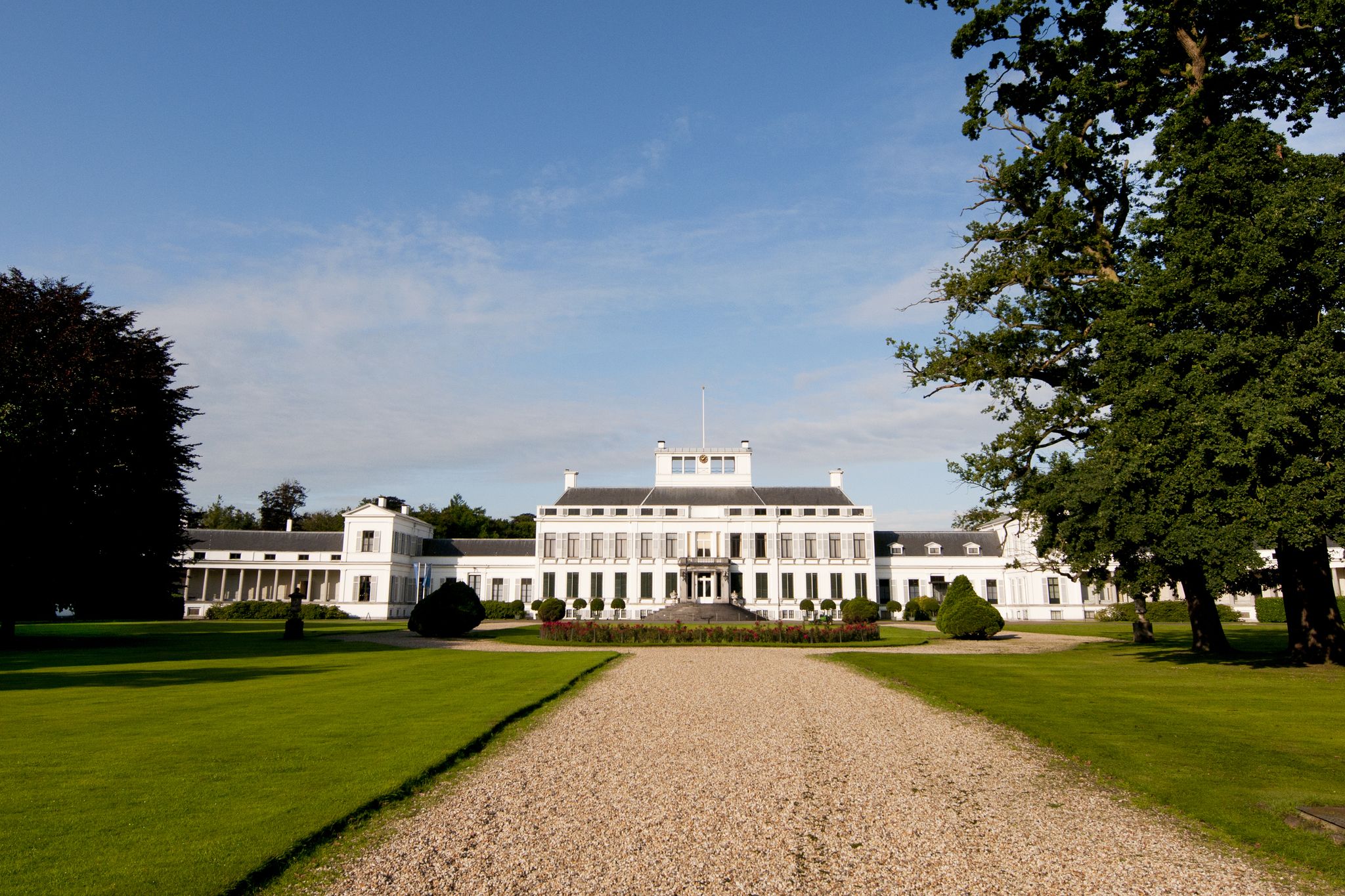 photo of detail of castle Soestdijk in the Netherland.