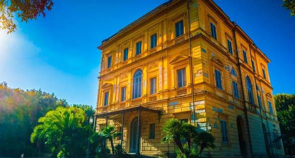 photo of View of Villa Mimbelli, Museo Civico Giovanni Fattori in Livorno, Tuscany.