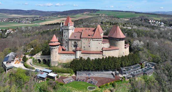 Photo of Aerial view from the south.