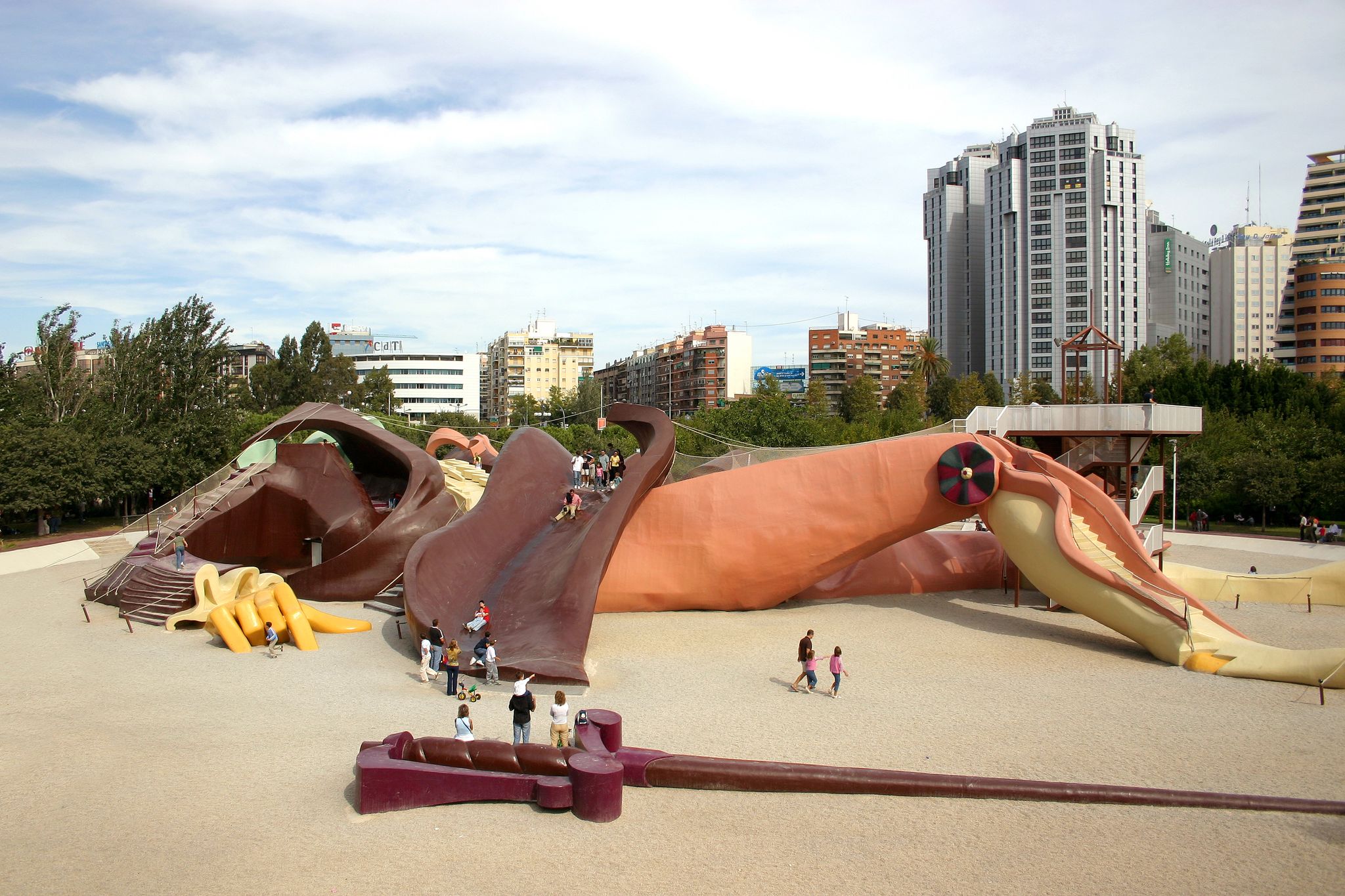 Photo of Gulliver park. Valencia. Spain .