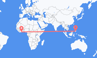 Abidjan to Davao City