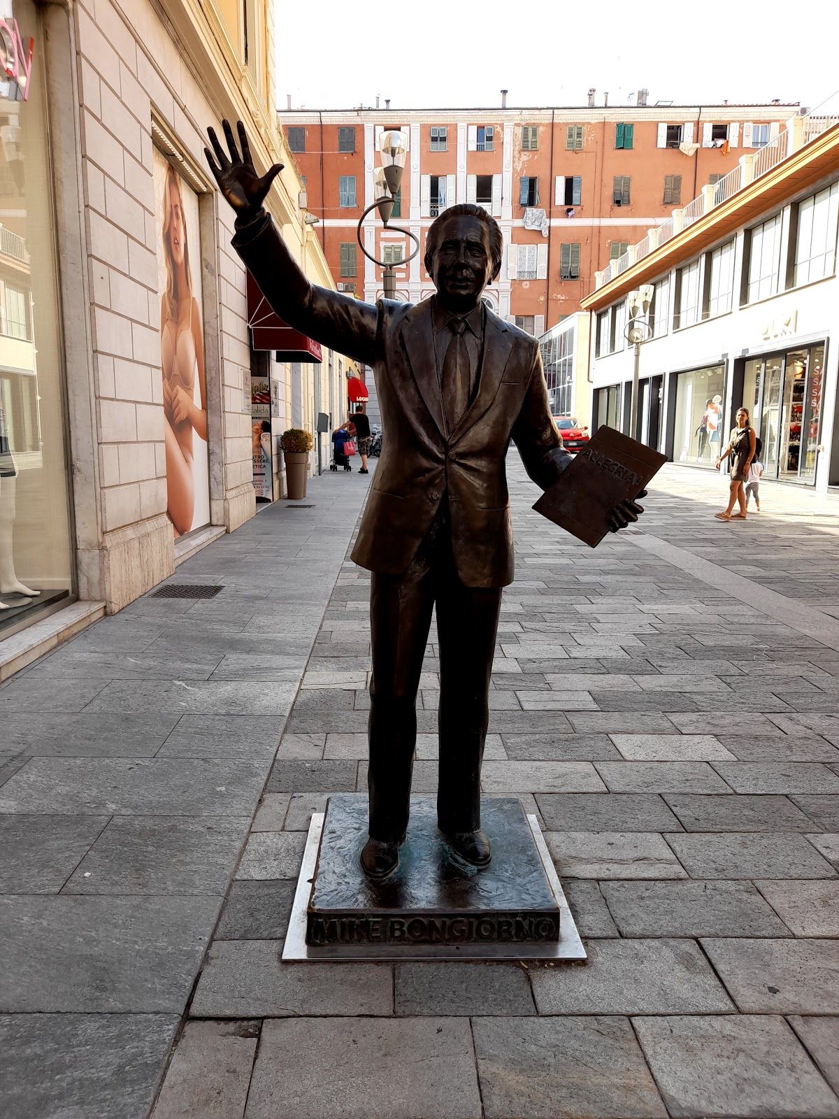 Statua di Mike Bongiorno, Sanremo, Imperia, Liguria, Italy