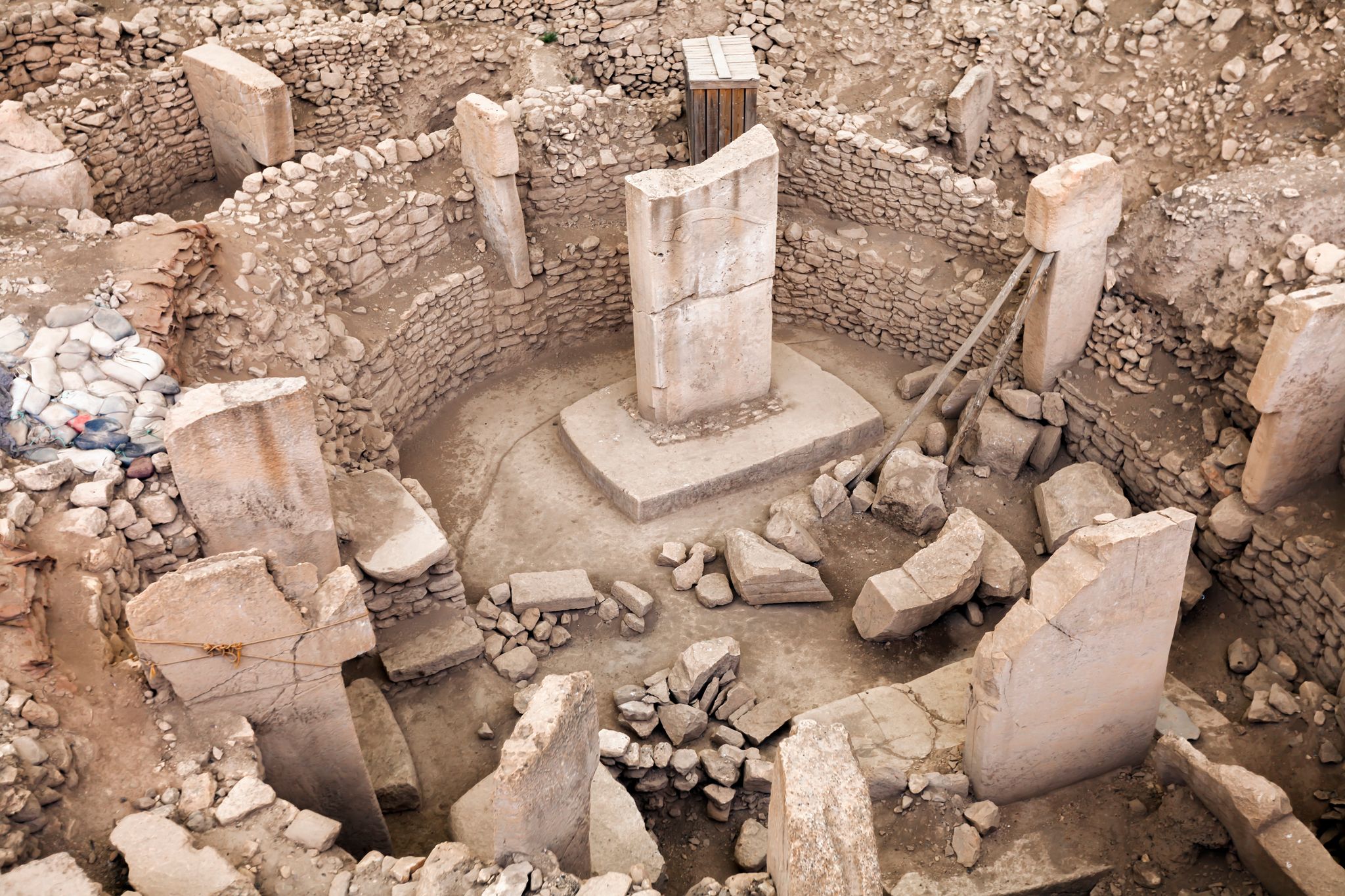 Ancient Site of Gobekli Tepe in SanliUrfa, Turkey (Göbeklitepe The Oldest Temple of the World). Gobekli Tepe is a UNESCO World Heritage site.