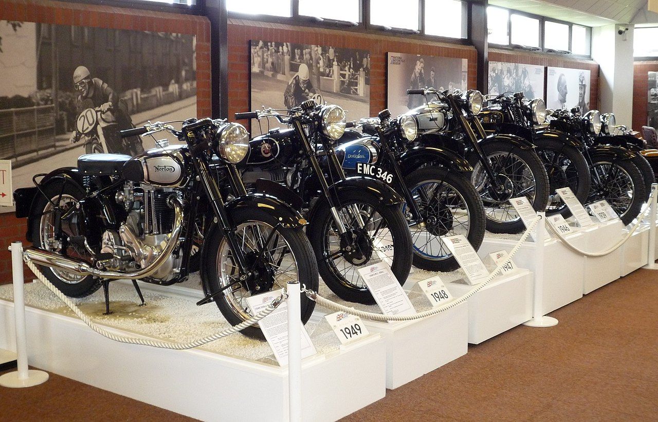Photo of the National Motorcycle Museum occupies an 8-acre (32,000 m2) site in Bickenhill, Solihull, England and holds the world's largest collection of British motorcycles. In addition to over 850 motorcycles.