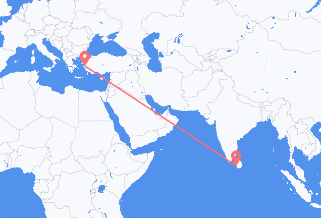 Colombo to Izmir