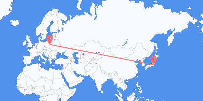Japan to Poland