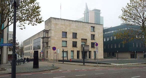 photo of view of town hall in Heerlen, the Netherlands.