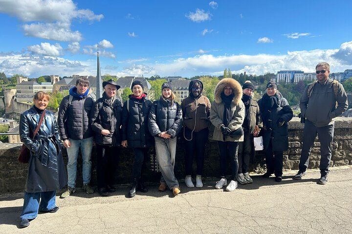 市内のルクセンブルクガイド付きウォーキングツアー