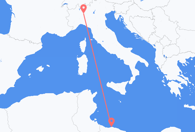Tripoli to Milan