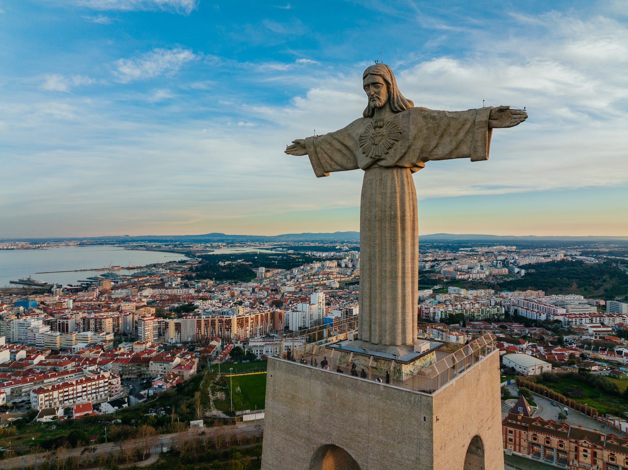 Photo of Sanctuary of Christ the King in Lisbon, Portugal.