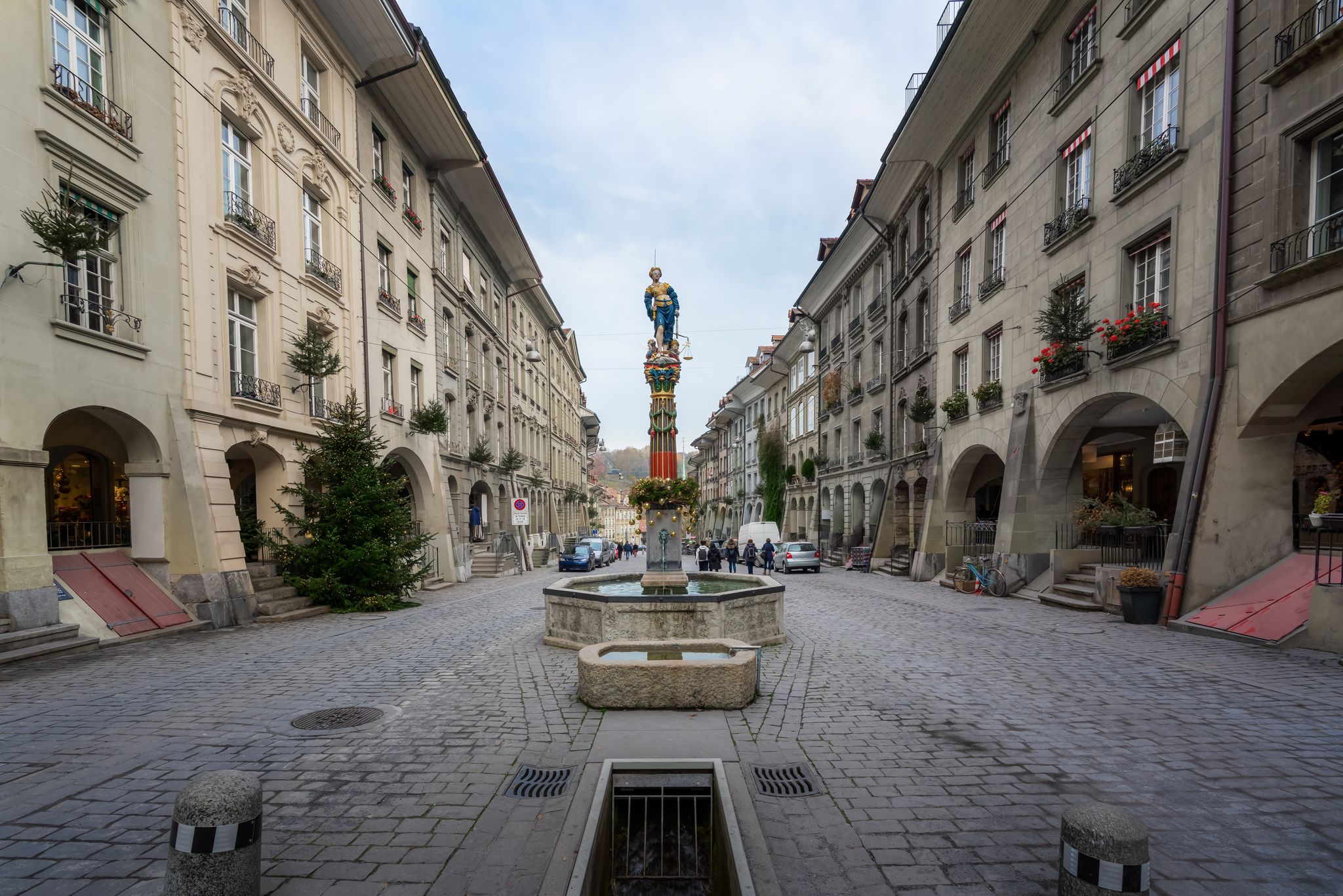 photo of Fountain of Justice (Gerechtigkeitsbrunnen) is one of the medieval fountains of Bern Old Town, Switzerland.