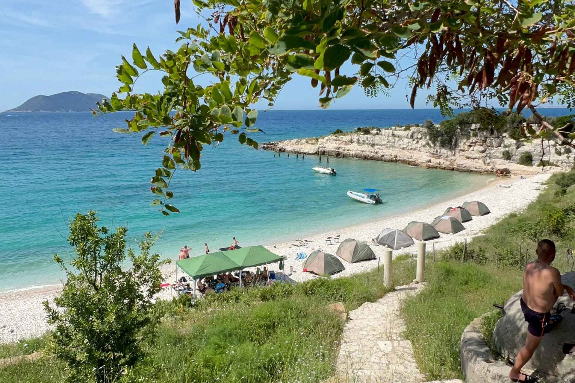 From Vlore: Haxhi Ali Cave&Karaburun Speedboat Tour