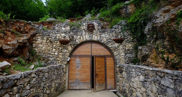 Photo of Prometheus Cave Natural Monument Entrance, Georgia.