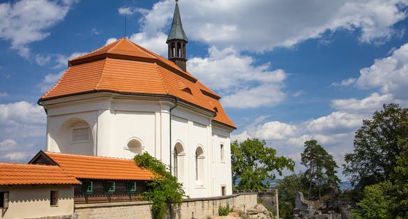 Photo of Valdstejn Castle in Bohemian Paradise, Turnov ,Czech Republic.