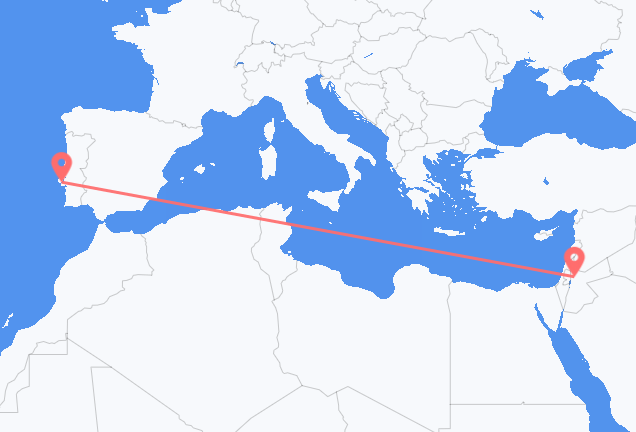 Amman to Lisbon