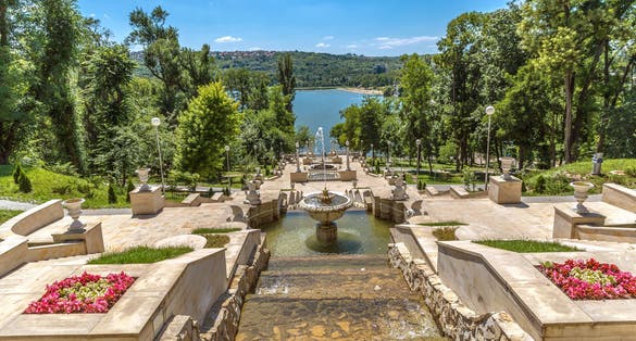 An amazing open air park in Chisinau in Moldavia in Europe.