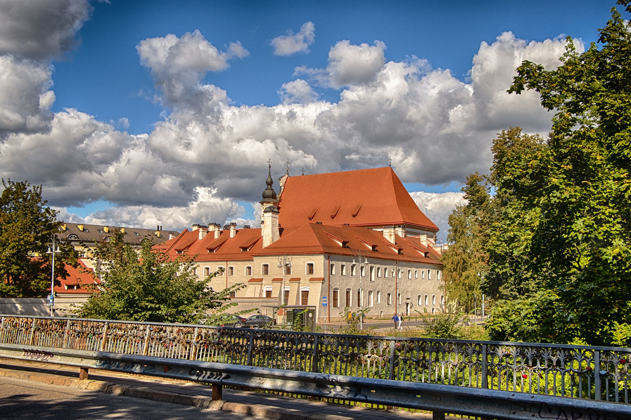 Towers of The Church Heritage Museum in Vilnius, Lithuania