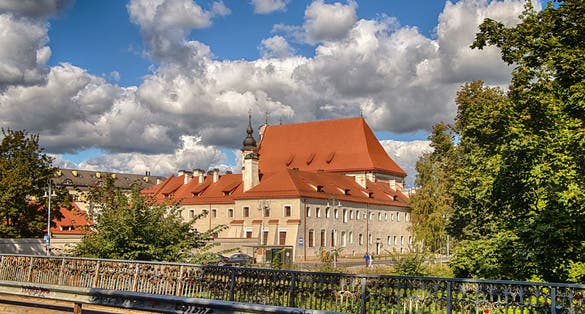 Towers of The Church Heritage Museum in Vilnius, Lithuania