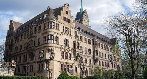 Photo of city hall of Duisburg ,Germany.