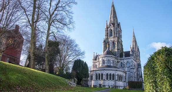 photo of view Beautiful Saint Fin Barre's Cathedral, cork, Ireland..