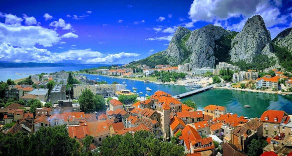 Grad Omiš - town in Croatia