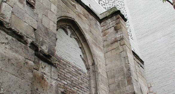  St. Kolumba, remaining walls in the Kolumbahof