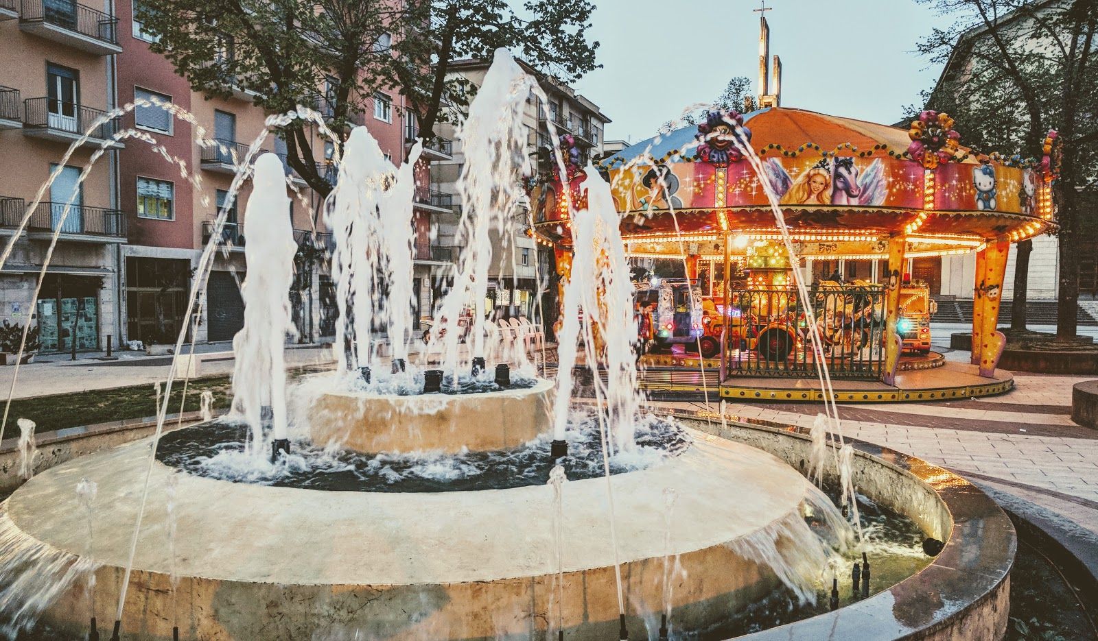 Piazza Loreto, Cosenza, Calabria, Italy