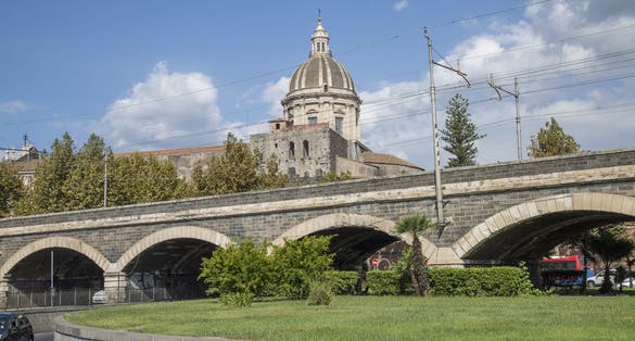 photo of view of Archi della Marina in Catania, Sicily, Italy.