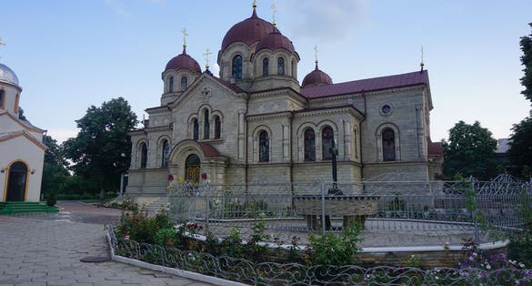 Photo of Noul Neamt Orthodox Monastery in Village Chitcani from Moldova.