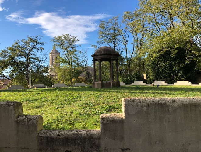 Capel in the Jardins De La Francesa garden.jpg