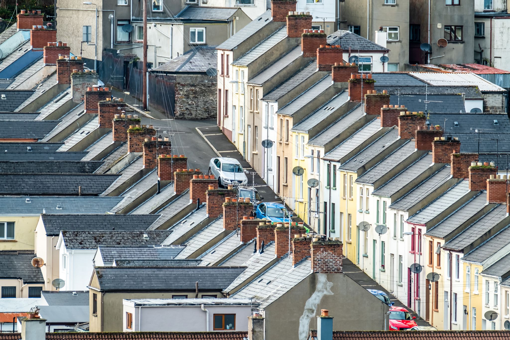 The bogside is a neighbourhood outside the citywalls of Derry, Londonderry in Northern Ireland.