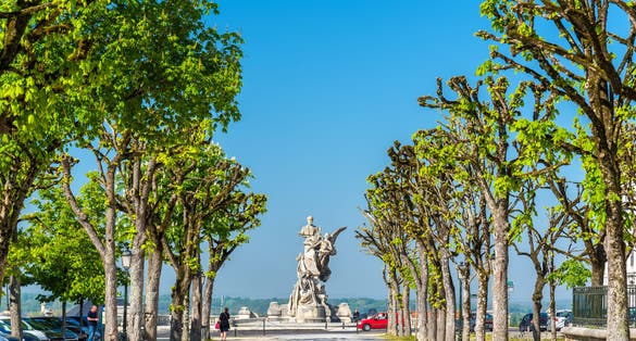 Monument for Sadi Carnot, an ancient French President. Angouleme - Charente, France