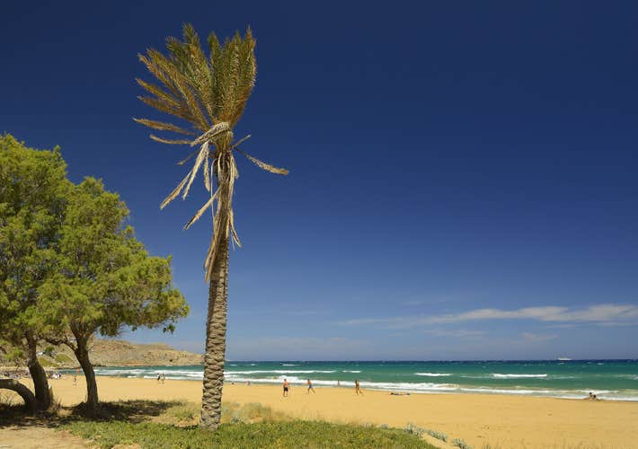 Crete, northeastern coast near Hani Kokkini. It is a great tourist and recreation areas in Europe.