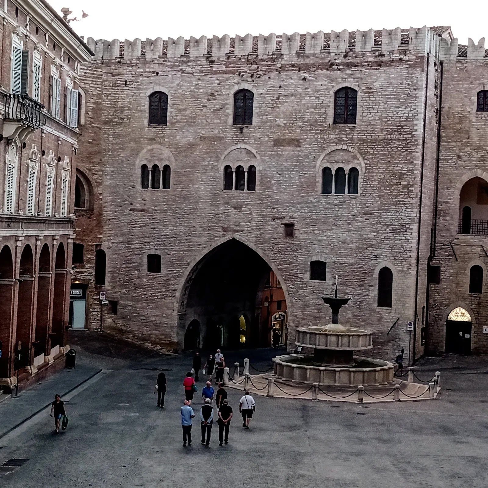 Piazza of Comune, Fabriano, Ancona, Marche, Italy
