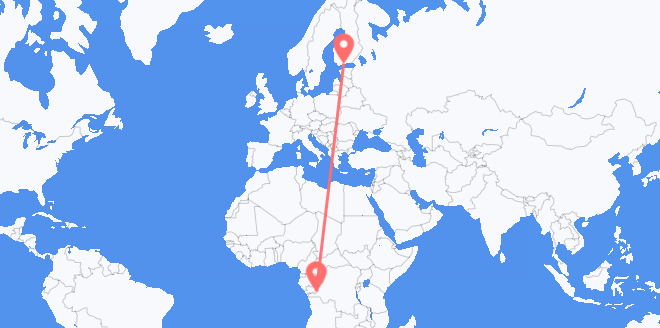 la République Démocratique du Congo pour la Finlande
