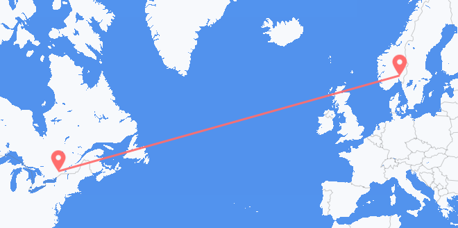 加拿大 目的地 挪威