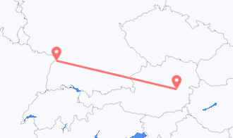 Train tickets from Mürzzuschlag to Baden-Baden