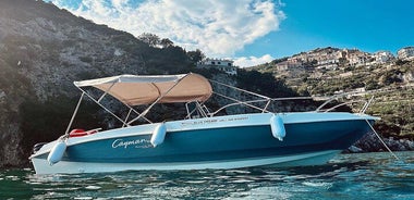 Amalfitan coast boat rent no license or with professional skipper