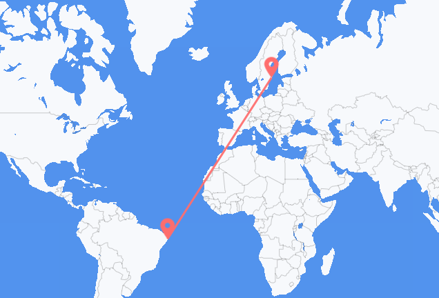 Flyg från Recife (kommun) till Stockholm