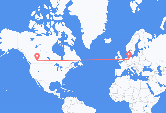 Flyrejser fra Calgary til Hannover