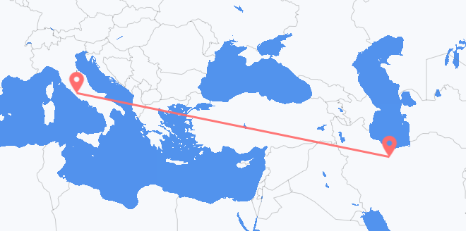 Vols de l’Iran pour l’Italie