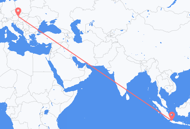Flüge von Jakarta, nach Wien