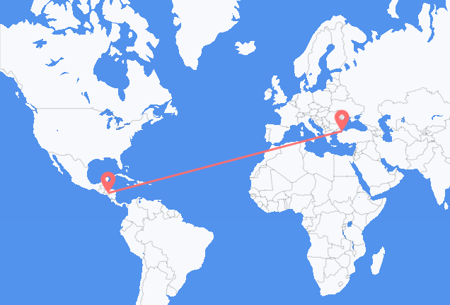 Flyrejser fra Tegucigalpa til Istanbul