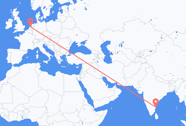 Vols de Chennai pour Amsterdam