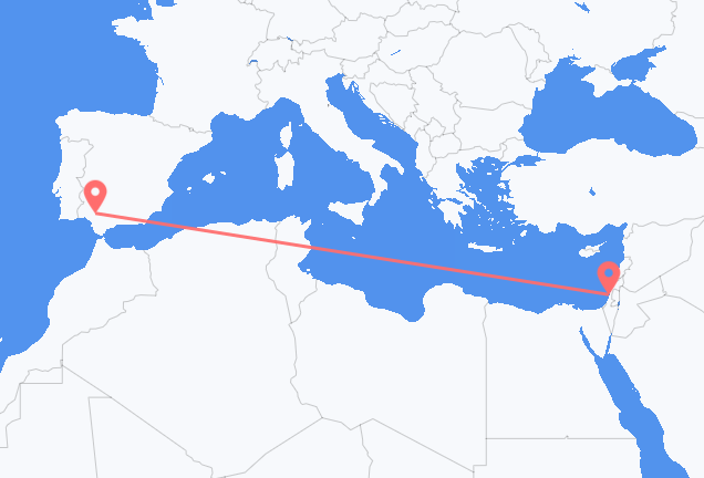 Flug frá Tel Aviv til Sevilla