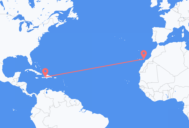 Flyrejser fra Port-au-Prince til Ajuy