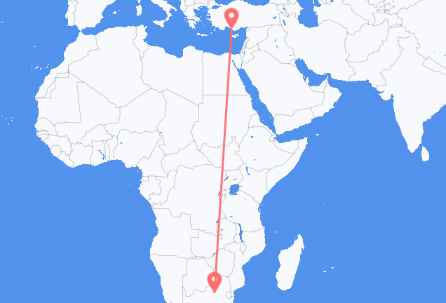Рейсы из Йоханнесбурга в Газипашу