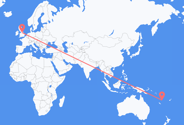 Flyg från Port Vila till Leeds