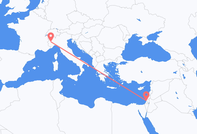 Flyrejser fra Tel Aviv til Torino