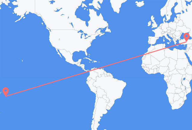 Flyg från Nukuʻalofa till Kayseri